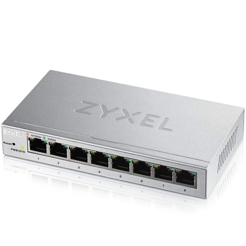 Zyxel 8 Port Gigabit Web Managed Switch | Plug & Play | Supports VLAN, QoS, IGMP & LAG | Fanless [GS1200-8] - Image 3